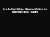 (PDF Download) Kant: Political Writings (Cambridge Texts in the History of Political Thought)