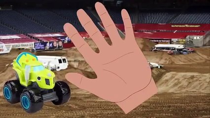 BLAZE and the MONSTER MACHINES ✺ Finger Family Songs ✺ Nursery Rhyme for Kids