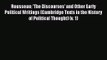 (PDF Download) Rousseau: 'The Discourses' and Other Early Political Writings (Cambridge Texts