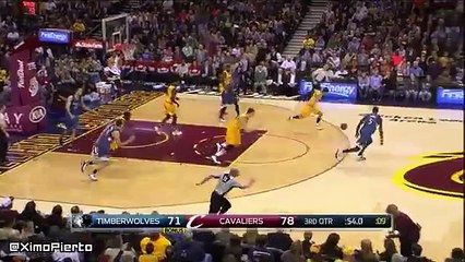 Timofey Mozgov's Sick Alley-Oop Dunk | Timberwolves vs Cavaliers | Jan 25, 2016 | NBA 2015-16 Season (FULL HD)