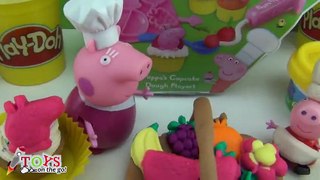 Peppa Pig Plastilina para Fiesta de Cupcakes Peppa’s Cupcake Dough Playset - Juguetes de Peppa Pig  Funny So Much! Videos
