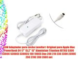 65W Adaptador para coche Lavolta? Original para Apple Mac PowerBook G4 17 15.2 15 Aluminium