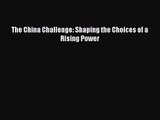 (PDF Download) The China Challenge: Shaping the Choices of a Rising Power Download