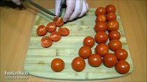 How To Cut Tomatoes Quickly and Easily - Food Life Hack viedo.