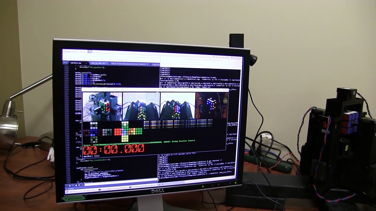 robot fini rubik's cube en 1 seconde