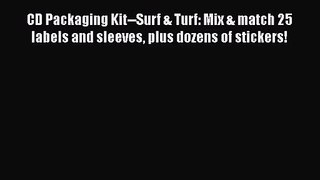 CD Packaging Kit--Surf & Turf: Mix & match 25 labels and sleeves plus dozens of stickers!