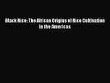 (PDF Download) Black Rice: The African Origins of Rice Cultivation in the Americas Download