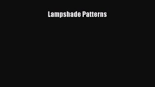 Lampshade Patterns  Free Books