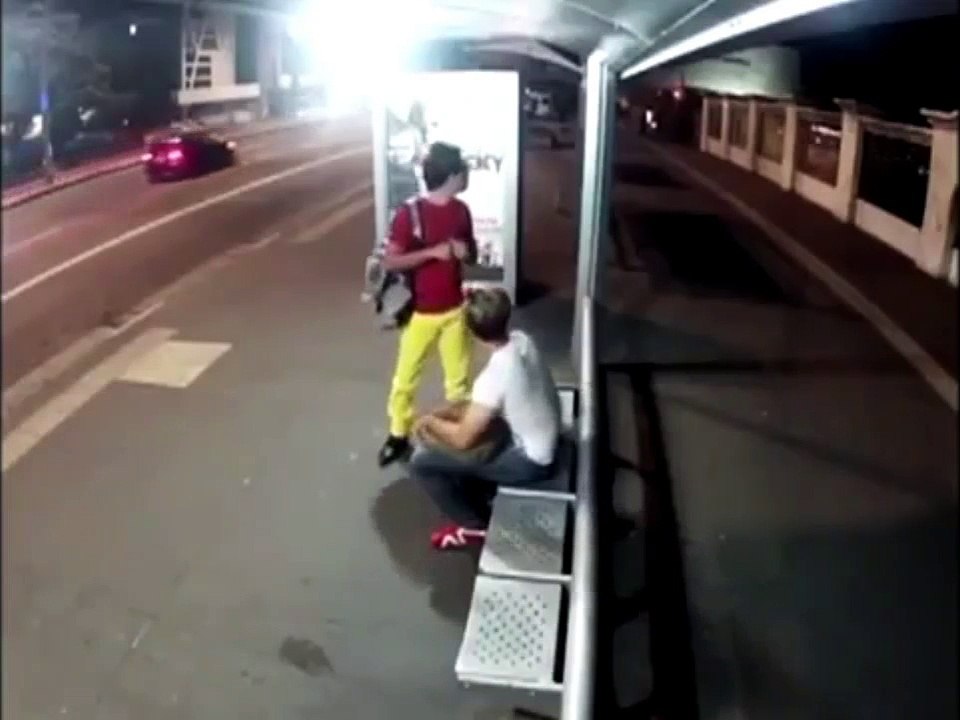 Chucky Terrifies People At the Bus Stop