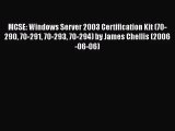 [PDF Download] MCSE: Windows Server 2003 Certification Kit (70-290 70-291 70-293 70-294) by