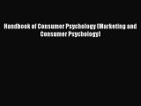 PDF Download Handbook of Consumer Psychology (Marketing and Consumer Psychology) Read Online