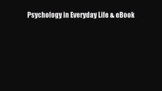 PDF Download Psychology in Everyday Life & eBook Read Online