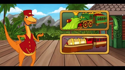 Dinosaur Train Station Race Cartoon Animation PBS Kids Game Play Walkthrough