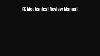 [PDF Download] FE Mechanical Review Manual [PDF] Online