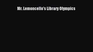 (PDF Download) Mr. Lemoncello's Library Olympics Read Online