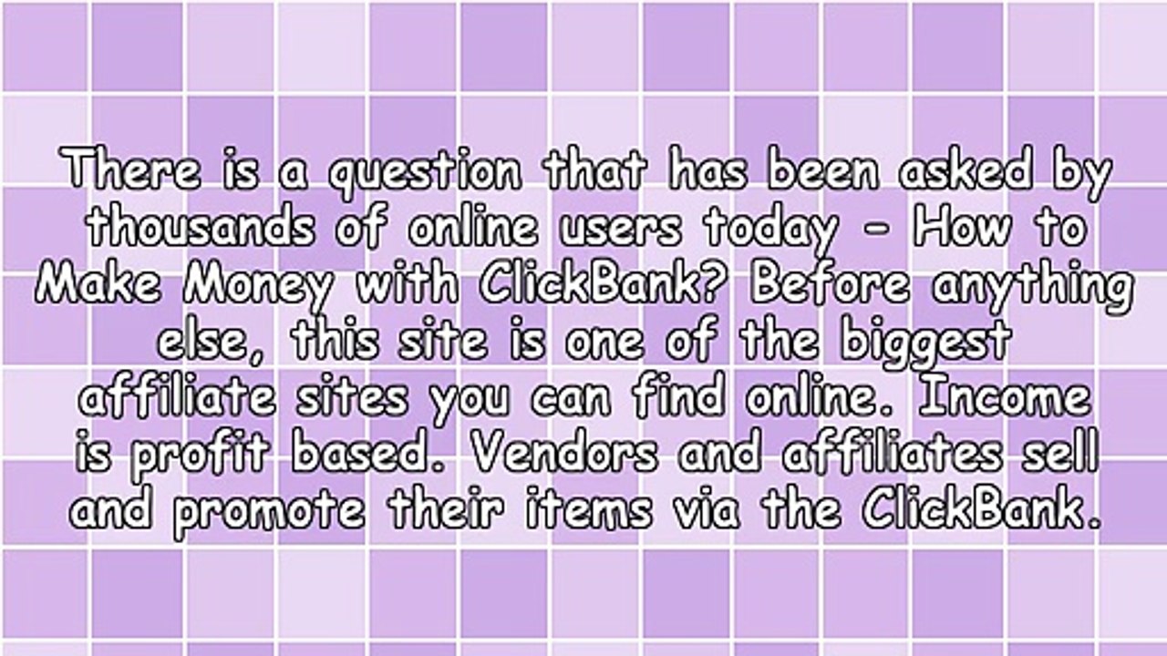 Real Money Can Be Found With ClickBank