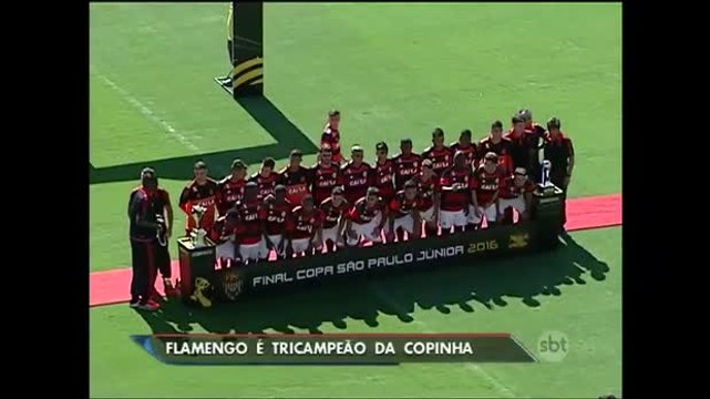 Flamengo bate o Corinthians nos pênaltis e leva a Copa SP de Futebol Júnior