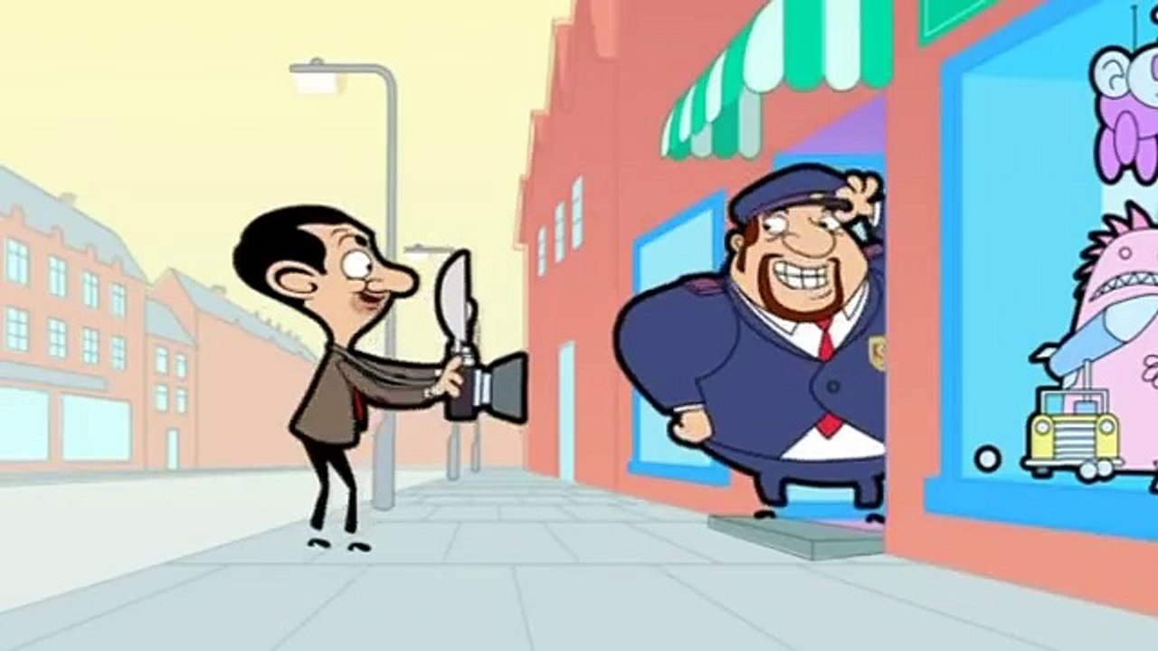 Mr Bean Tricking a security guard
