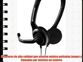 Sennheiser PC 31 II - Auriculares con micr?fono de diadema abiertos (control remoto integrado)