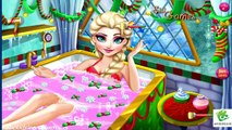 Best Frozen Games Frozen Elsa Christmas Spa Bath Free online girl dress up games