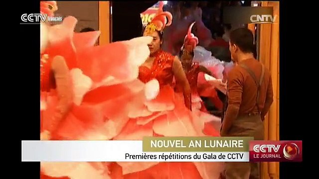 Fête du Printemps chinois : premières répétitions du Gala de CCTV