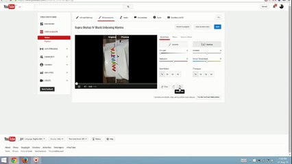 How to rotate a  video using  online Youtube editor [HD]