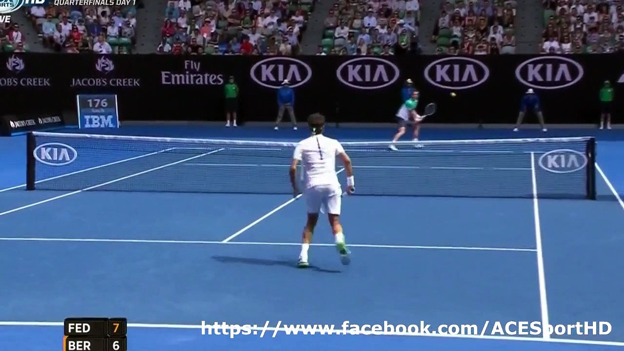 Roger Federer vs Tomas Berdych 2016 Australian Open QF Highlights HD