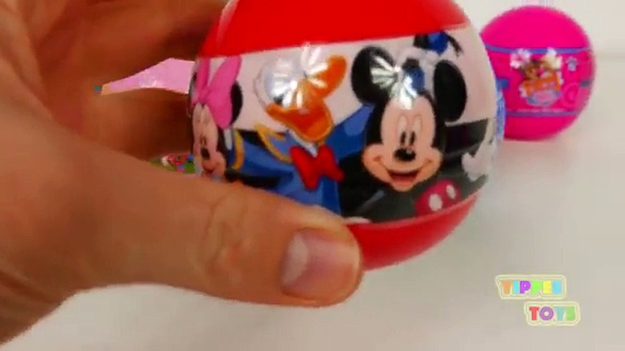 Opening Surprise Balls Spongebob Puppy in My Pocket Doc McStuffins Mickey Mouse Clubhouse Care Bear (FULL HD)