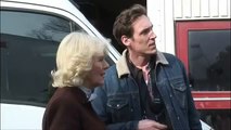 Scandinavia Tour: The Duchess of Cornwall visits the set of The Killing