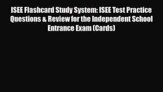 [PDF Download] ISEE Flashcard Study System: ISEE Test Practice Questions & Review for the Independent