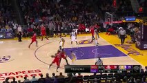Roy Hibbert Denies Terrence Jones Dunk Attempt | Rockets vs Lakers | Jan 17, 2016 | NBA (News World)