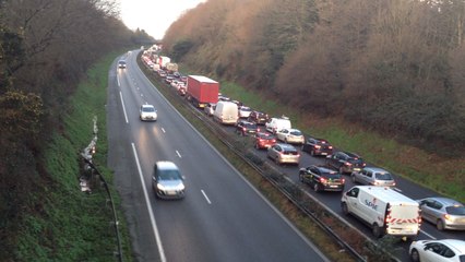 Quimperlé : ça bouchonne sur la RN165 vers Quimper