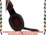 Sades Auriculares de diadema Gaming Headset USB del auricular del auricular con micr?fono Mic