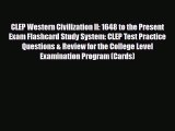 [PDF Download] CLEP Western Civilization II: 1648 to the Present Exam Flashcard Study System: