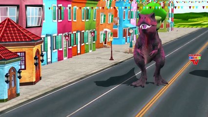 Finger Family Rhymes Dinosaurs Cartoons For Children | Wee Willie Winkie Nursery Rhymes
