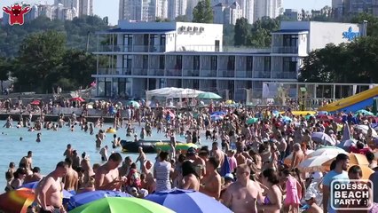 Odessa beach party 2015 - beautiful Ukrainian girls.