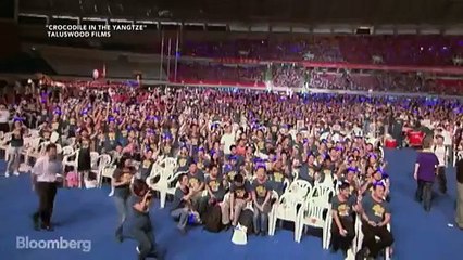 Alibaba IPO Jack Ma Sings Lion King Theme to Employees