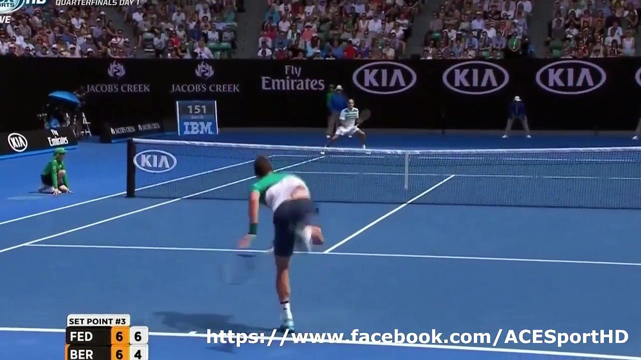 Federer vs Berdych | Quarter final | Australian Open 2016