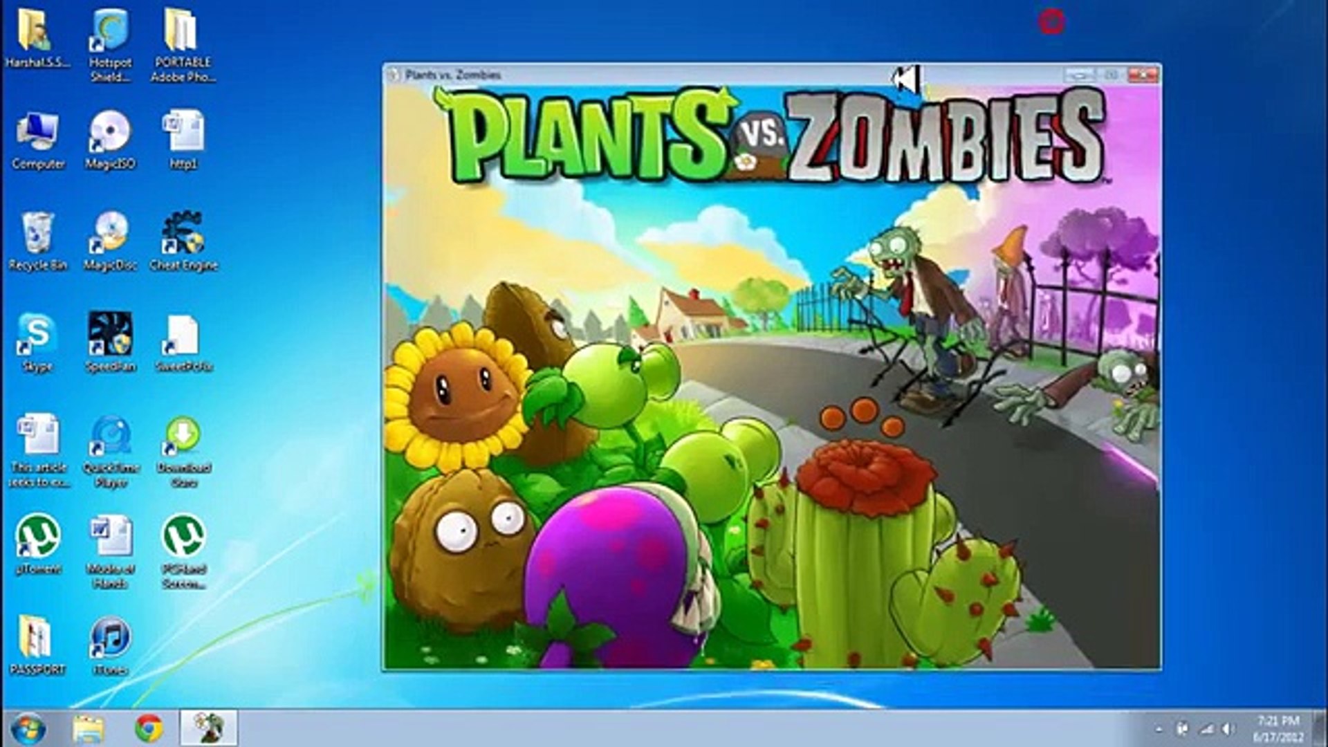 Plants vs Zombies Money Hack Using Cheat Engine 6.1 - فيديو Dailymotion