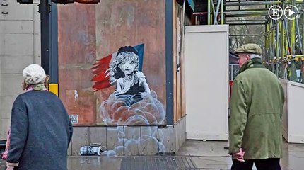 El grafiti de Banksy que denuncia la situación de los refugiados de Calais