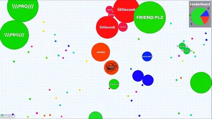 EPIC TEAM GAMEPLAY ( Agar.io Funny Moments )