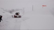 Bitlis ve Hakkari'de Kar Yolları Kapattı
