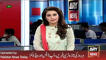 Report on Gas Cylender Issue in Mulan -ARY News Headlines 25 January 2016,