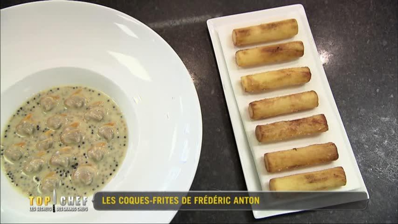 Les coques-frites par Frédéric Anton