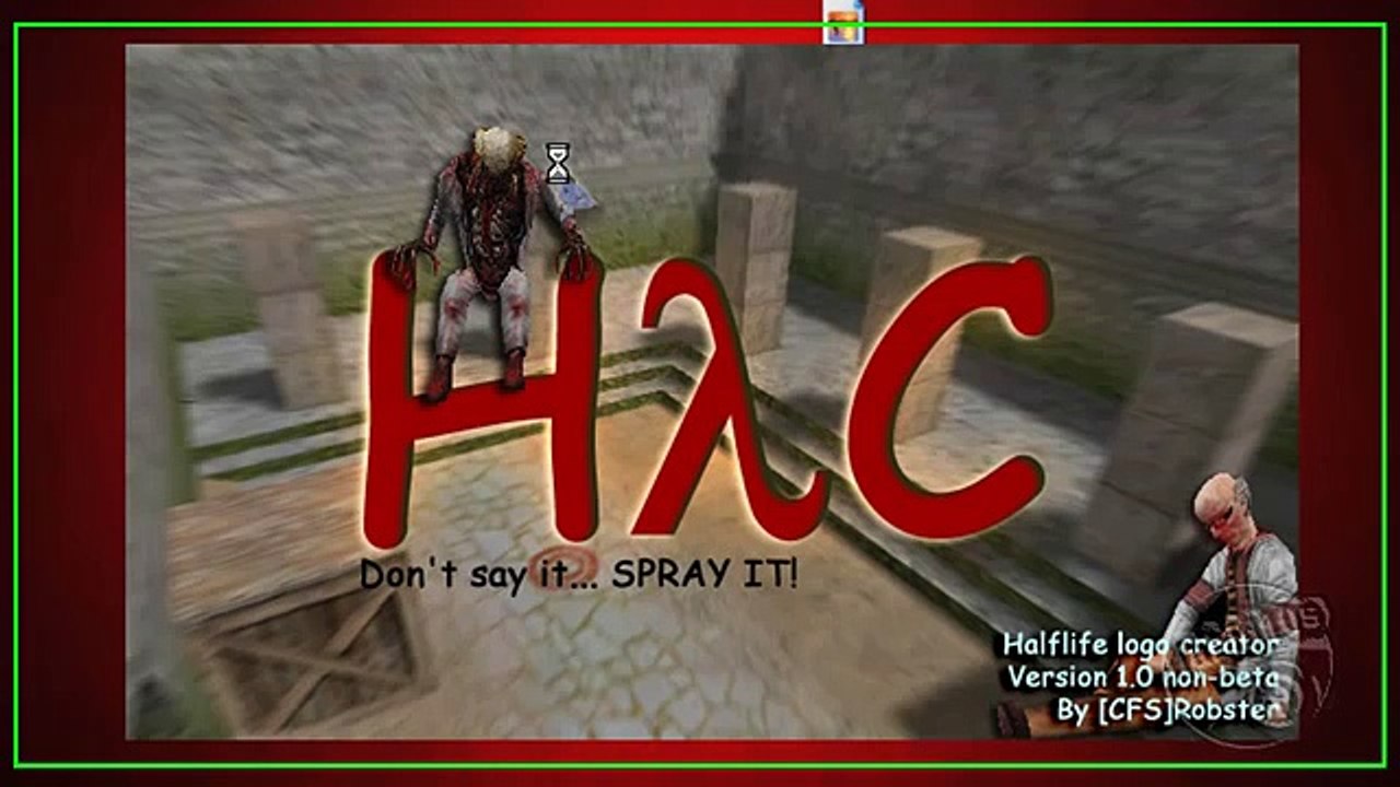 como usar Half life logo creator