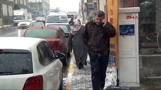 İstanbul'da kar yağışı