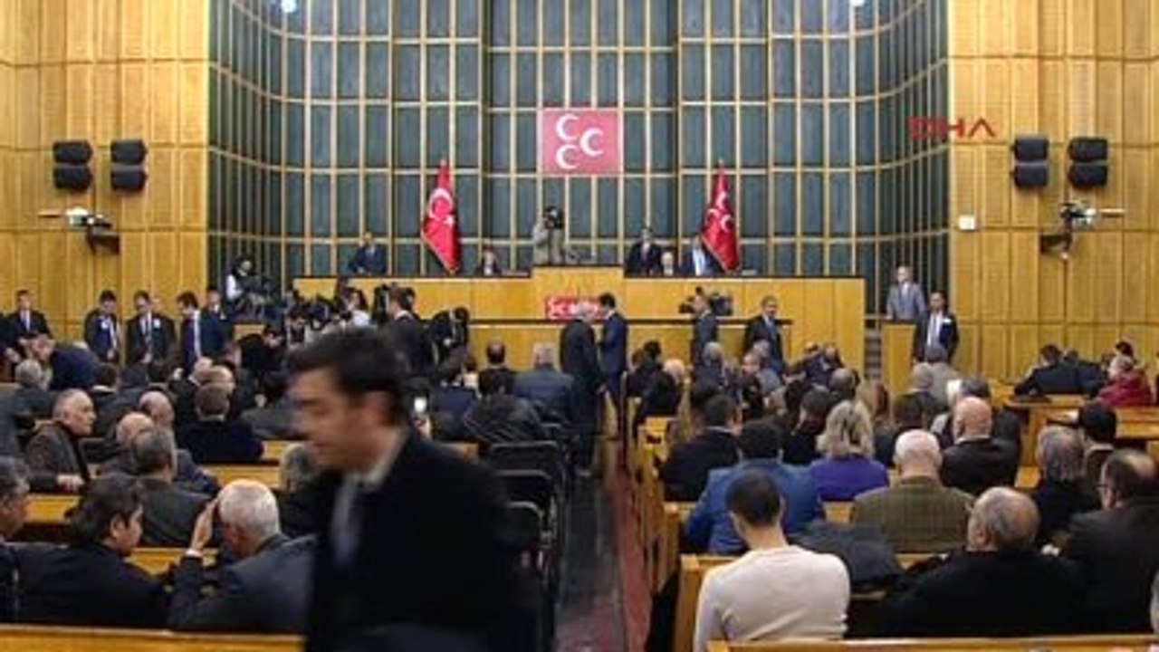 MHP Grup Toplantısında Oktay Vural Konuştu -1