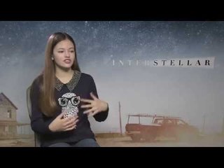 Interstellar -  Mackenzie Foy interview (London, European Première)