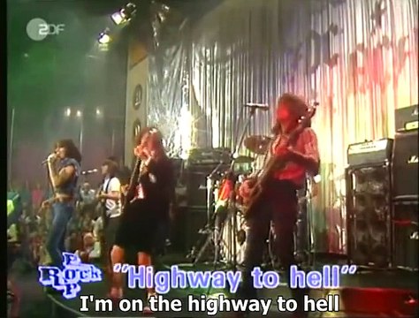 AC-DC - Highway to Hell (Live German TV with Bon Scott - 1979) Subtitled
