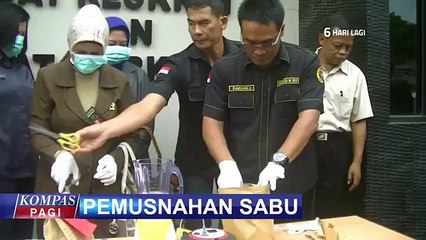 Polisi Musnahkan Sabu Milik WNA Nigeria (Comic FULL HD 720P)